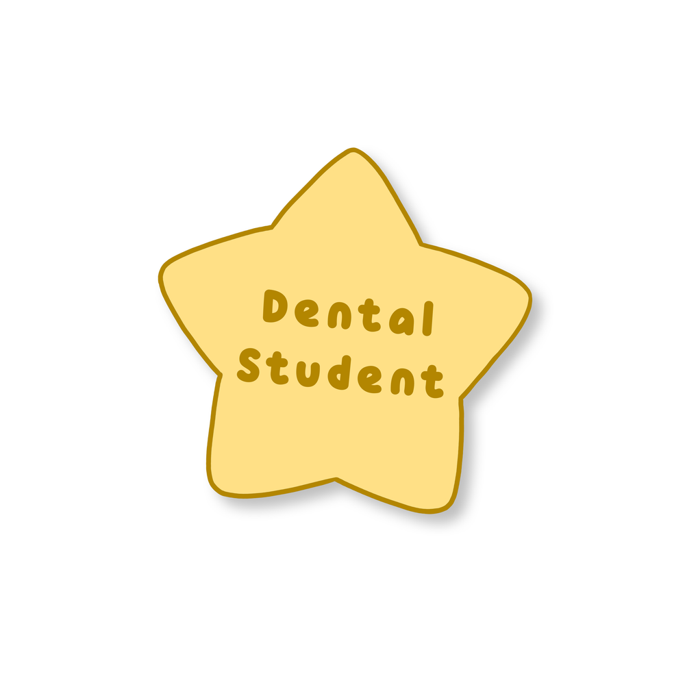 Dental Student Star Pin